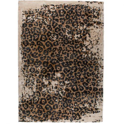 Ručně tkaný koberec DUTCHBONE SATWA 170 x 240 cm s leopardím vzorem Dutchbone