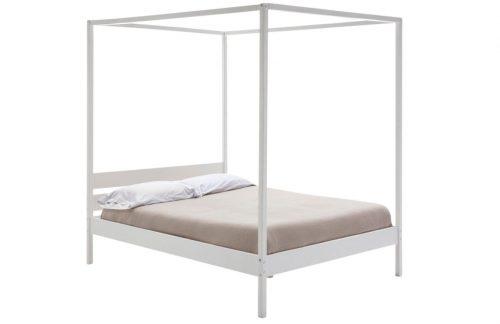 Bílá borovicová postel Marckeric Dossel 140 x 200 cm Marckeric