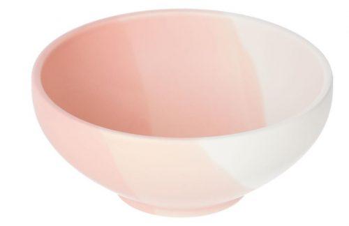 Růžová porcelánová miska LaForma Sayuri Ø 15