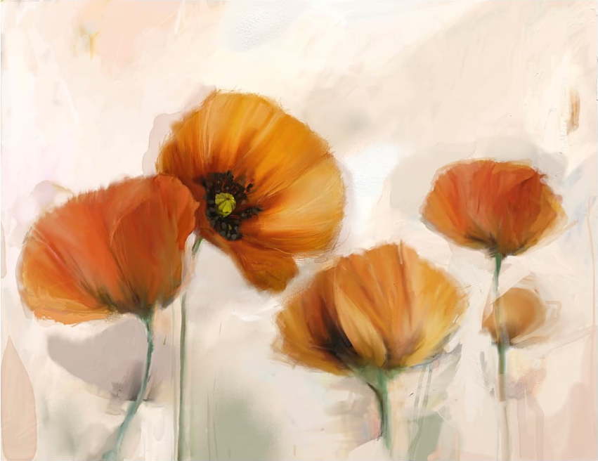 Velkoformátová tapeta Artgeist Vintage Poppies