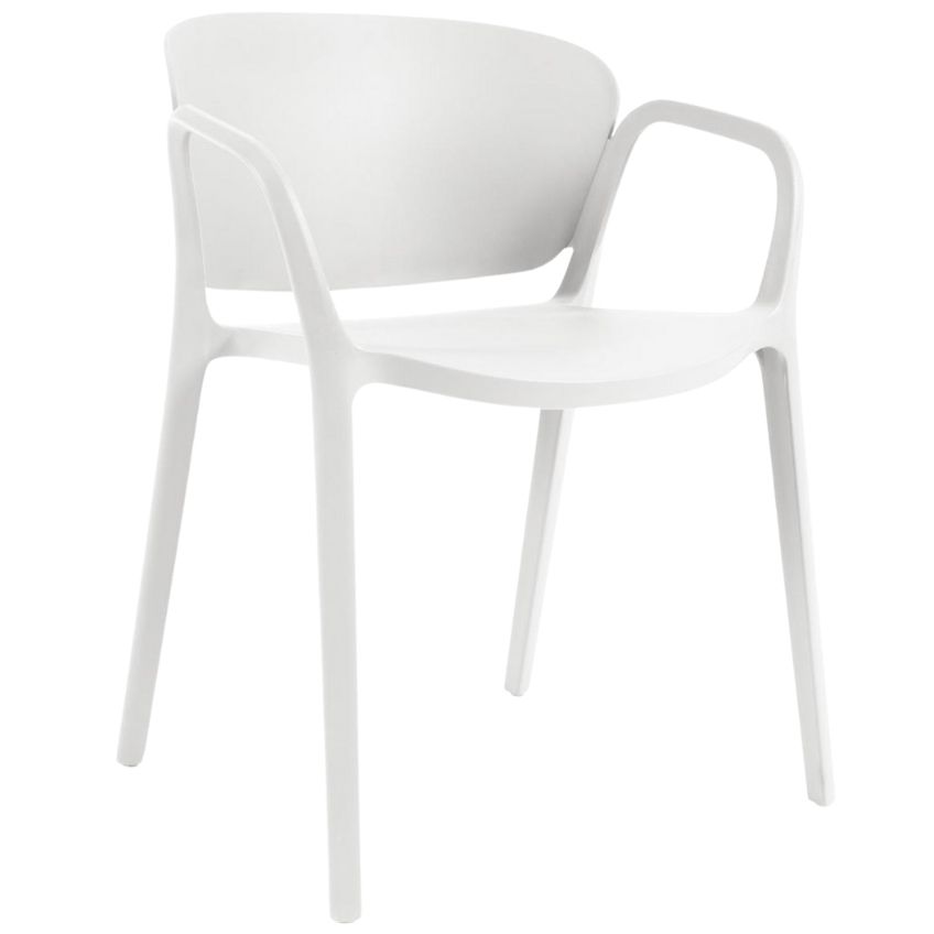 Bílá plastová zahradní židle Kave Home Ania Kave Home