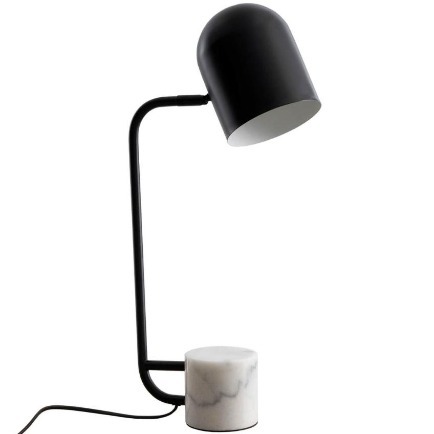 Černá kovová stolní lampa Somcasa Cirat 59 cm Somcasa