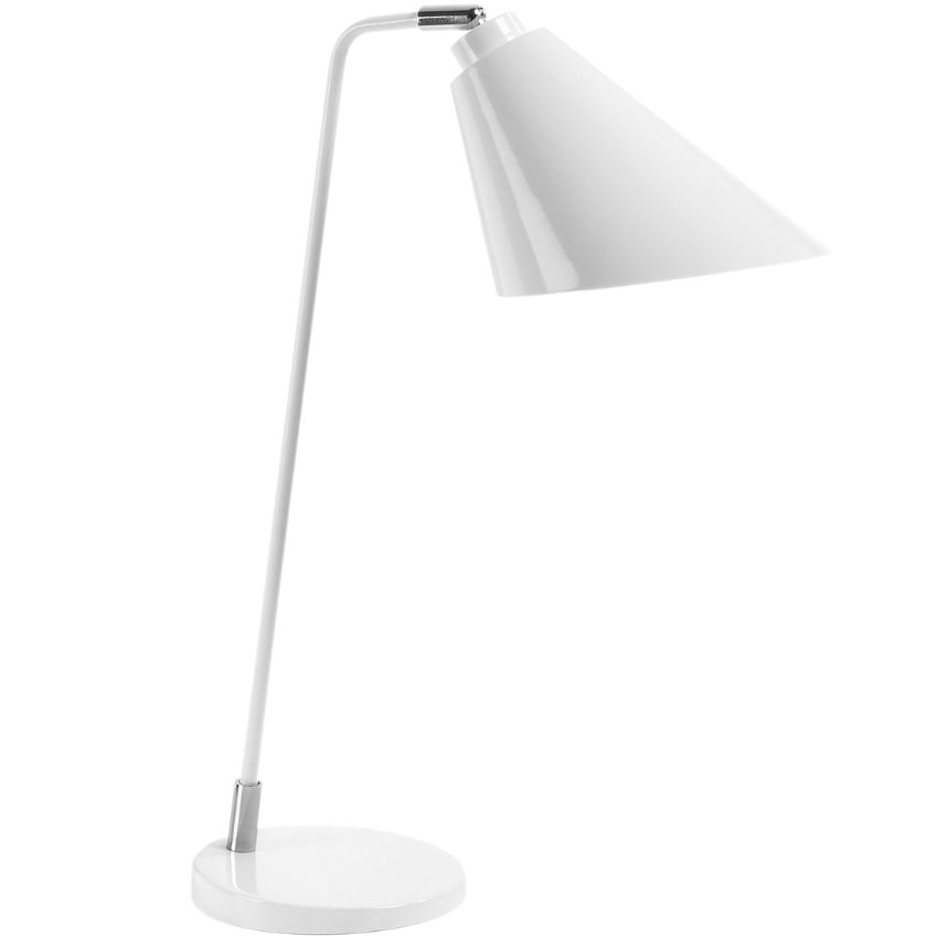 Bílá kovová stolní lampa Kave Home Tipir Kave Home