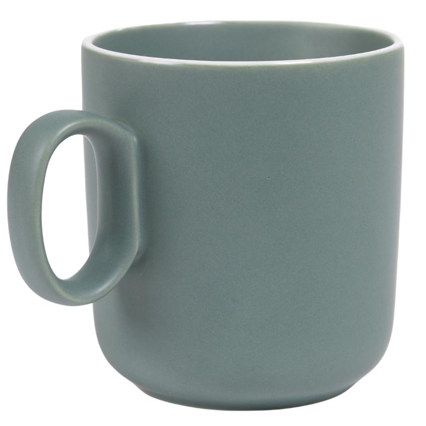 Zelený porcelánový šálek Kave Home Shun 400 ml Kave Home