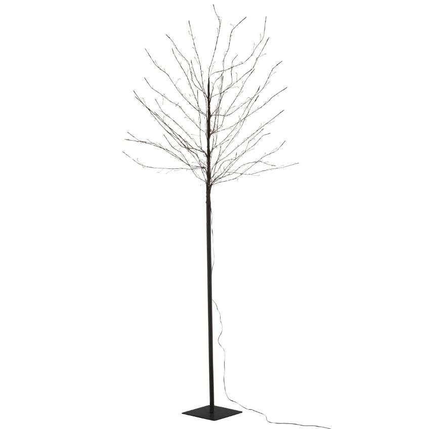 Černá kovová stojací lampa J-Line Arbre 180 cm J-line