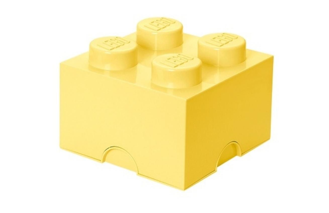 Světle žlutý úložný box LEGO® Smart 25 x 25 cm Lego®