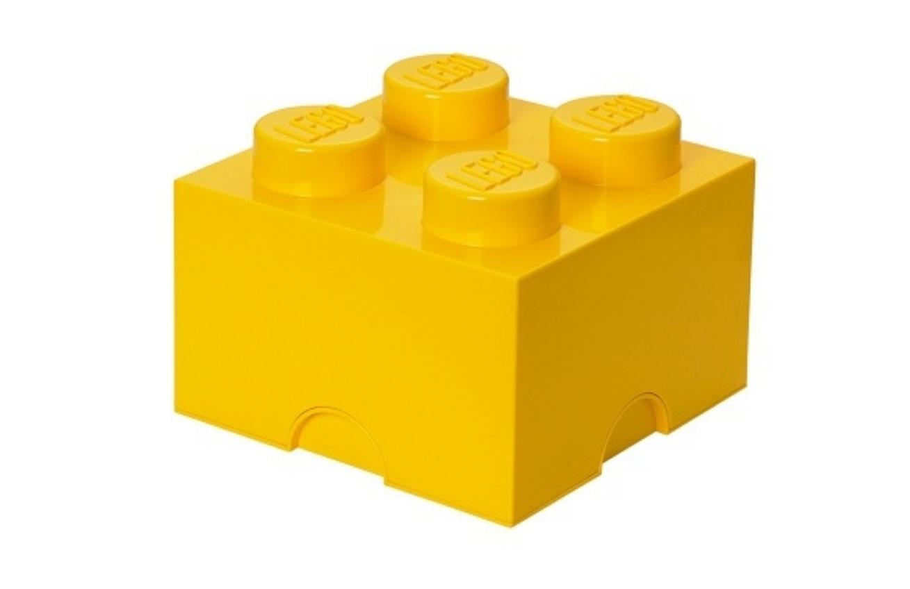 Žlutý úložný box LEGO® Smart 25 x 25 cm Lego®