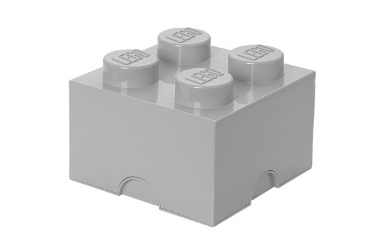 Světle šedý úložný box LEGO® Smart 25 x 25 cm Lego®