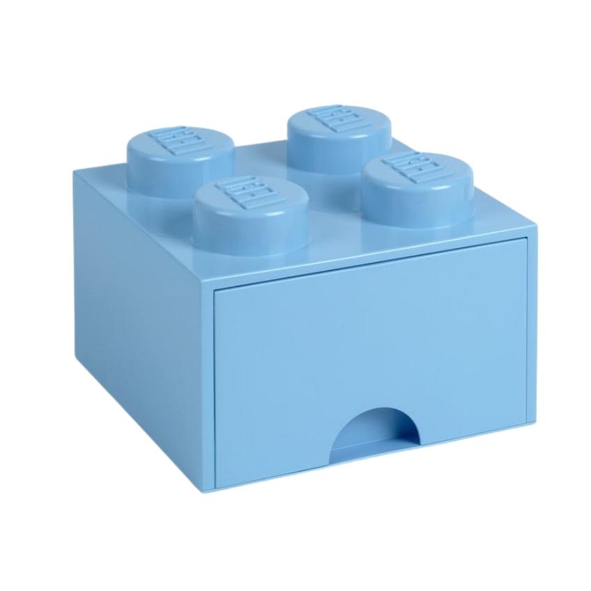 Světle modrý úložný box LEGO® Storage 25 x 25 cm Lego®