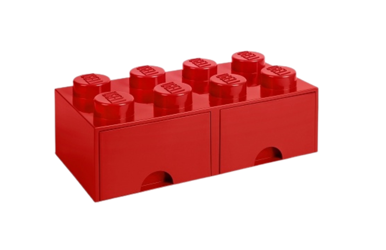 Červený úložný box LEGO® Storage 25 x 50 cm Lego®