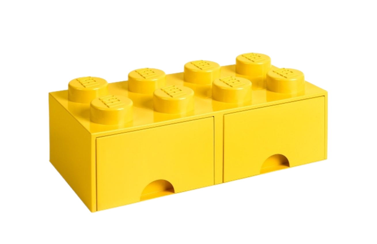 Žlutý úložný box LEGO® Storage 25 x 50 cm Lego®