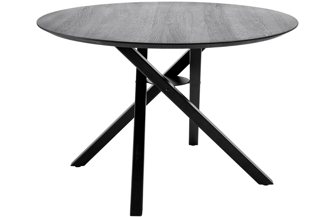 Černý dubový jídelní stůl Bloomingville Connor 118 cm Bloomingville