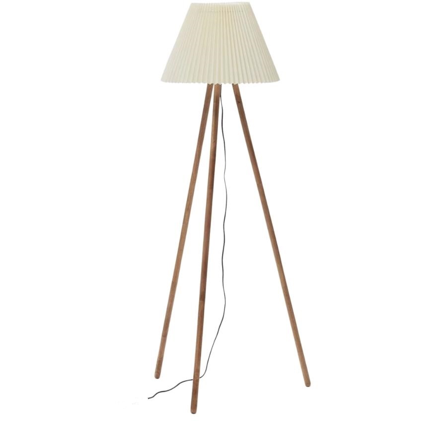 Béžová bavlněná stojací lampa Kave Home Benicarlo 149 cm Kave Home