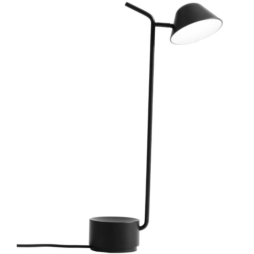 Černá kovová stolní lampa AUDO PEEK 52 cm AUDO