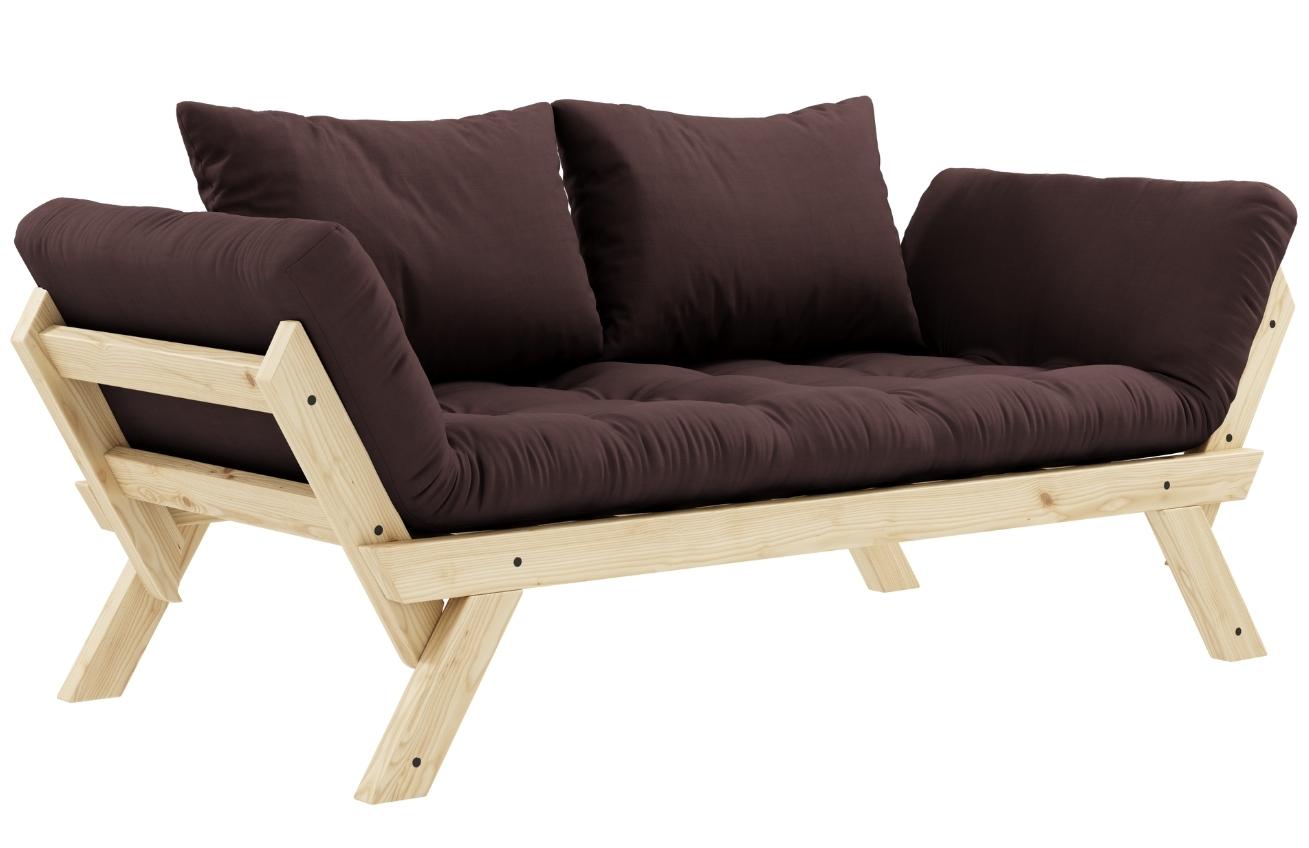 Tmavě hnědá dvoumístná rozkládací pohovka Karup Design Bebop 174 cm Karup Design