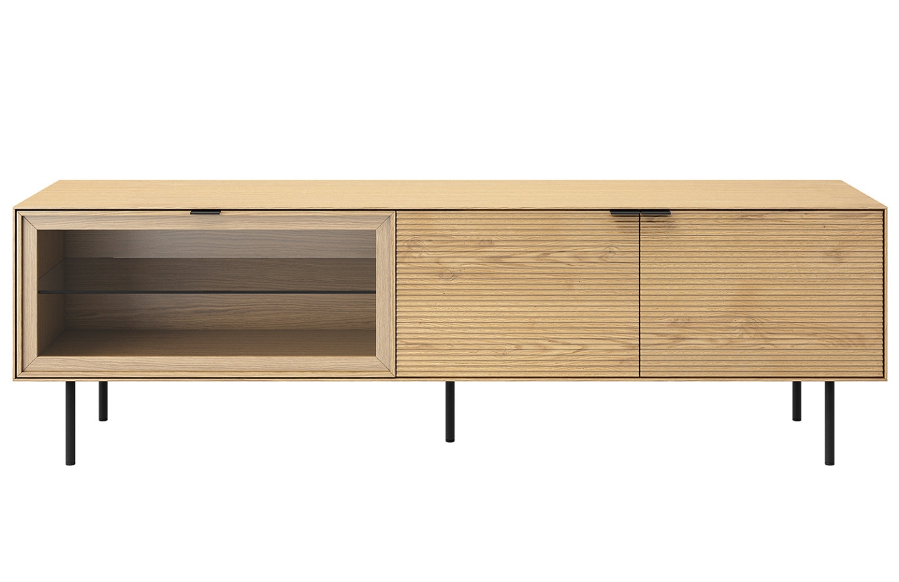 Dubový TV stolek Somcasa Tulsa 180 x 40 cm Somcasa