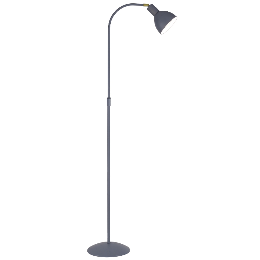 Šedá kovová stojací lampa Halo Design Angora 150 cm Halo Design