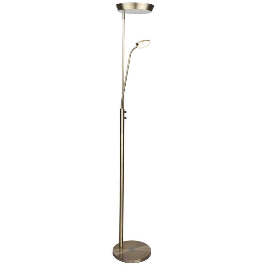 Zlatá kovová stojací lampa Halo Design Vegas Combi 180 cm Halo Design