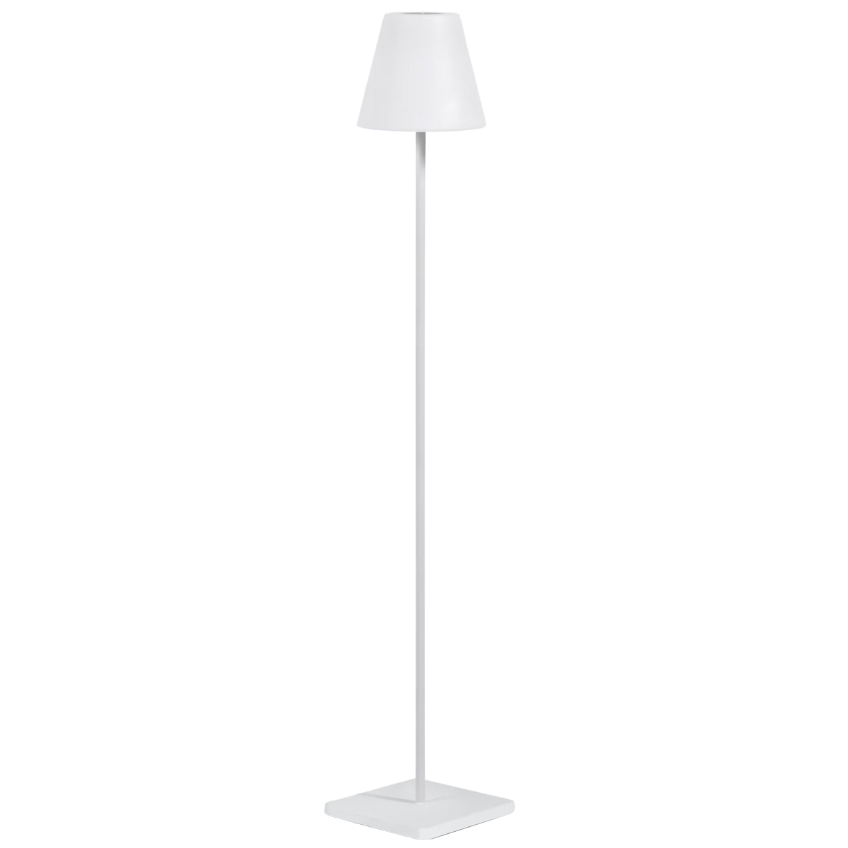 Bílá plastová solární stojací LED lampa Kave Home Amaray 120 cm Kave Home