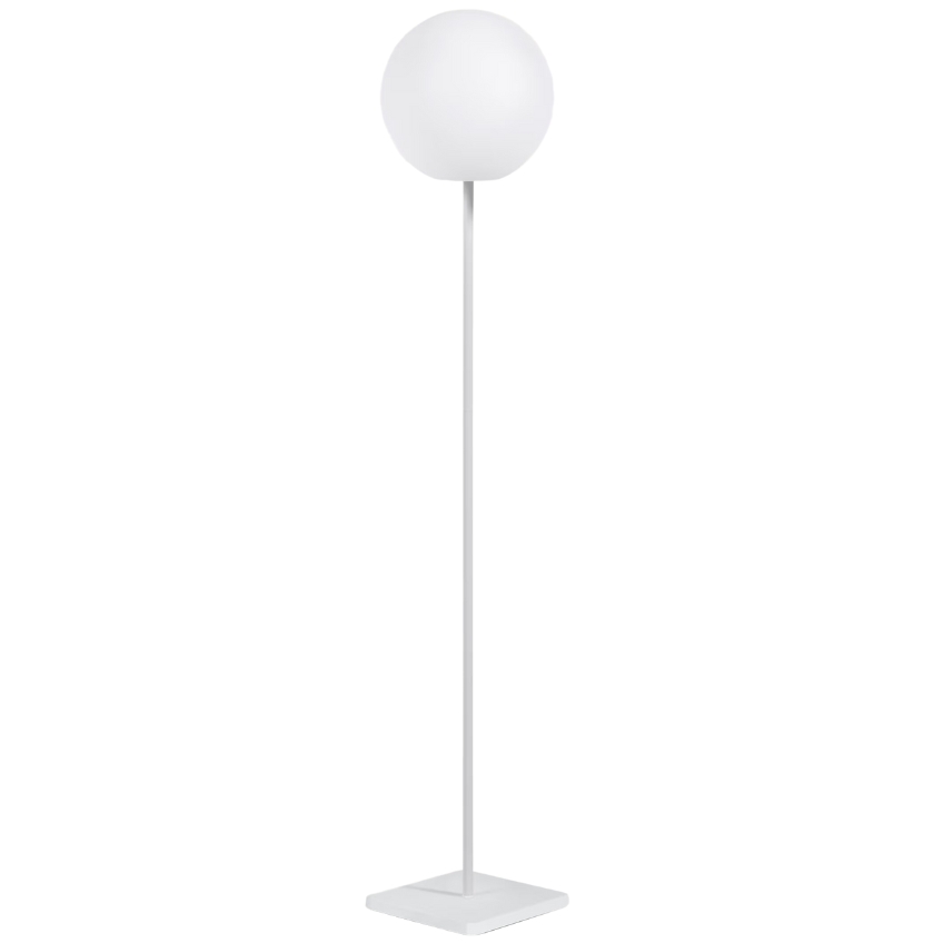 Bílá plastová solární stojací LED lampa Kave Home Dinesh 120 cm Kave Home