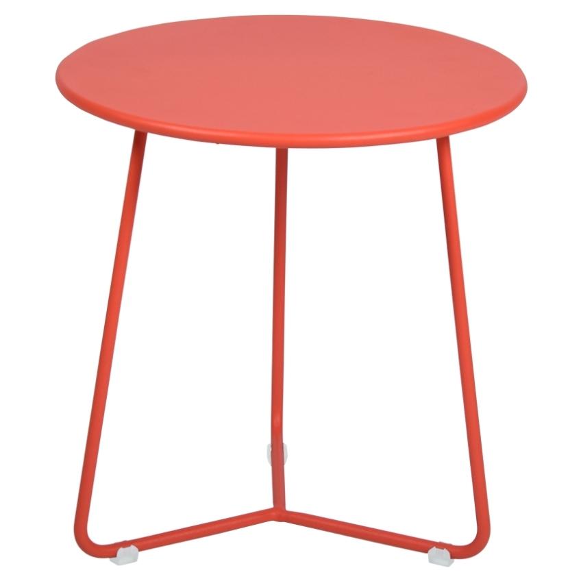Oranžový kovový odkládací stolek Fermob Cocotte 34 cm Fermob
