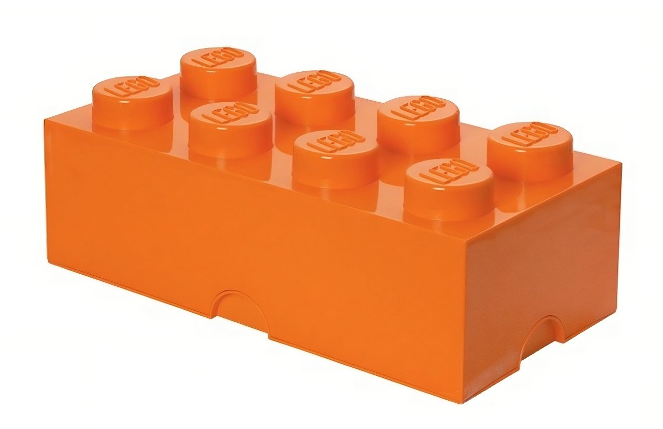 Lego® Oranžový úložný box LEGO® Smart 25 x 50 cm Lego®