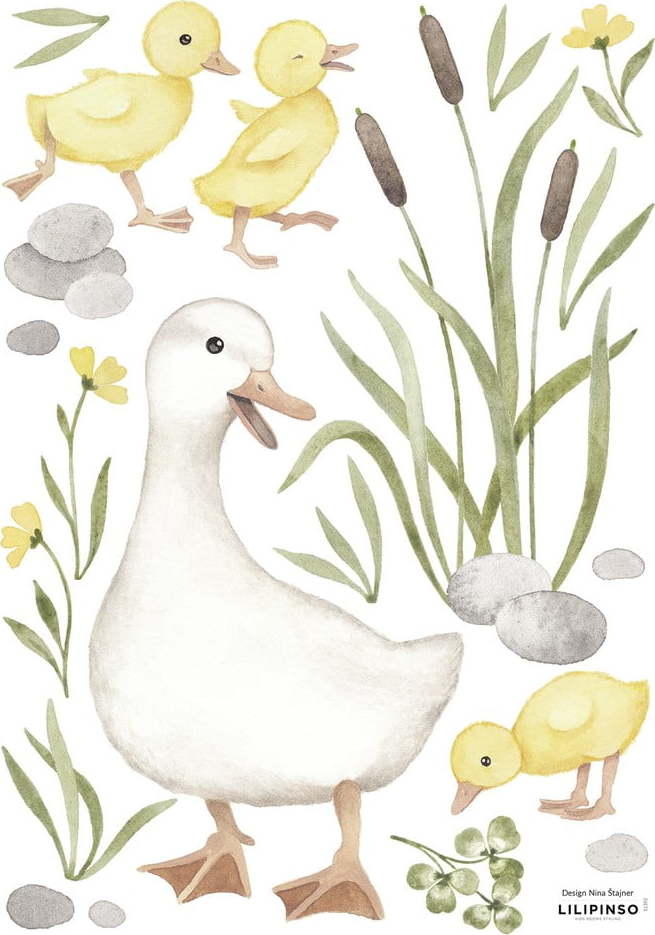 Arch samolepek 30x42 cm Baby Ducks Mom – Lilipinso Lilipinso