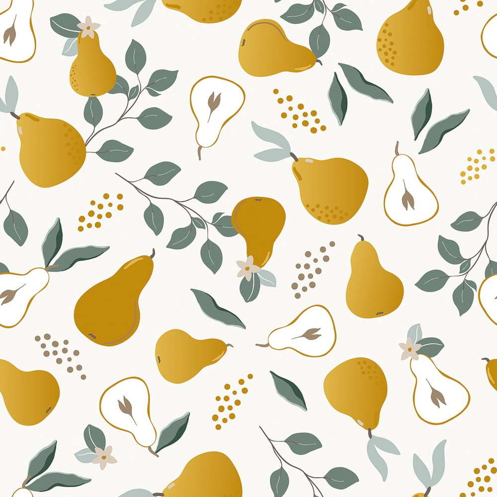 Dětská tapeta 10 m x 50 cm Pretty Pears – Lilipinso Lilipinso