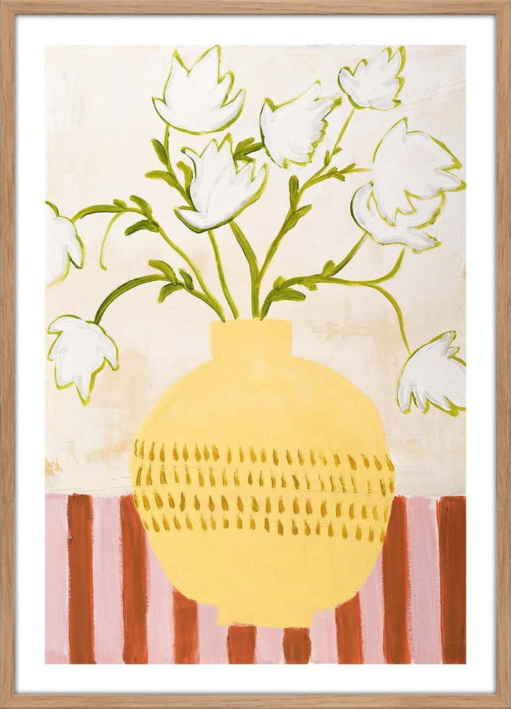 Obraz 52x72 cm Yellow Vase – Malerifabrikken Malerifabrikken