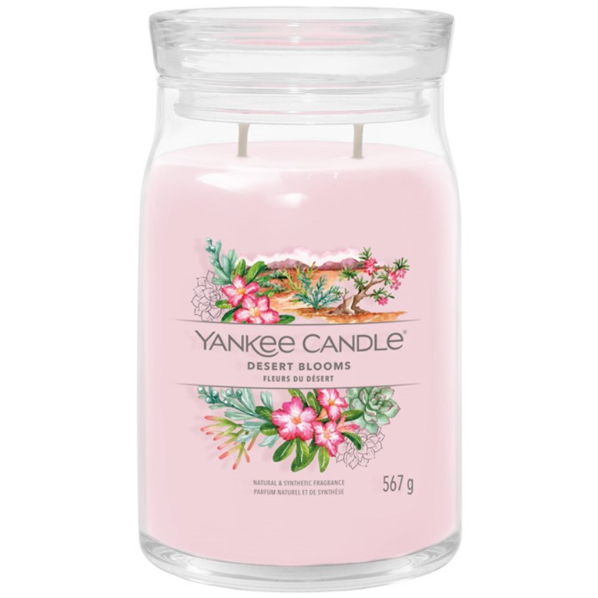 Velká vonná svíčka Yankee Candle Desert Blooms Singature Yankee Candle