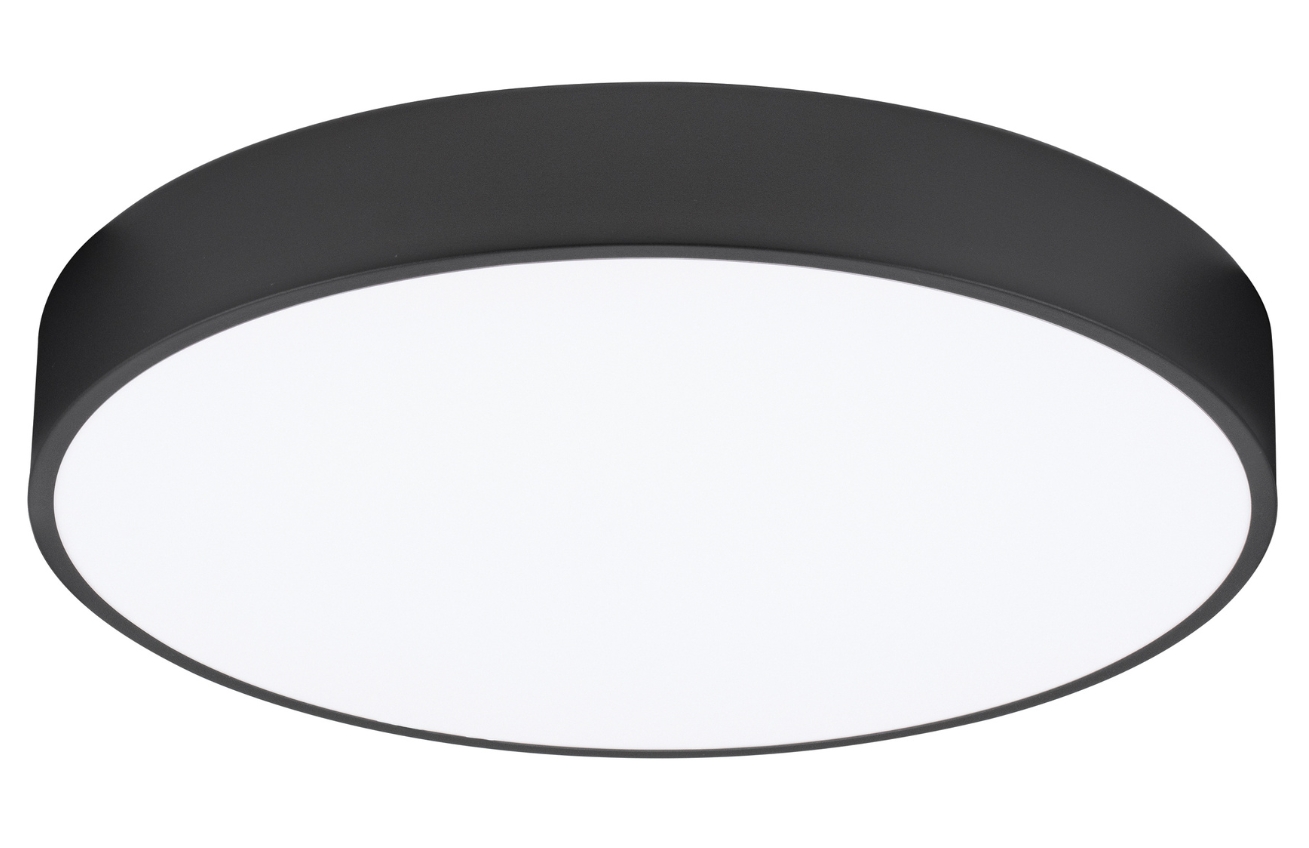 Černé kovové stropní LED světlo Nova Luce Luster 50 cm Nova Luce