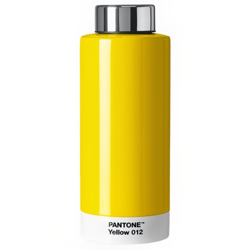 Žlutá kovová termoláhev Pantone Yellow 012 530 ml Pantone