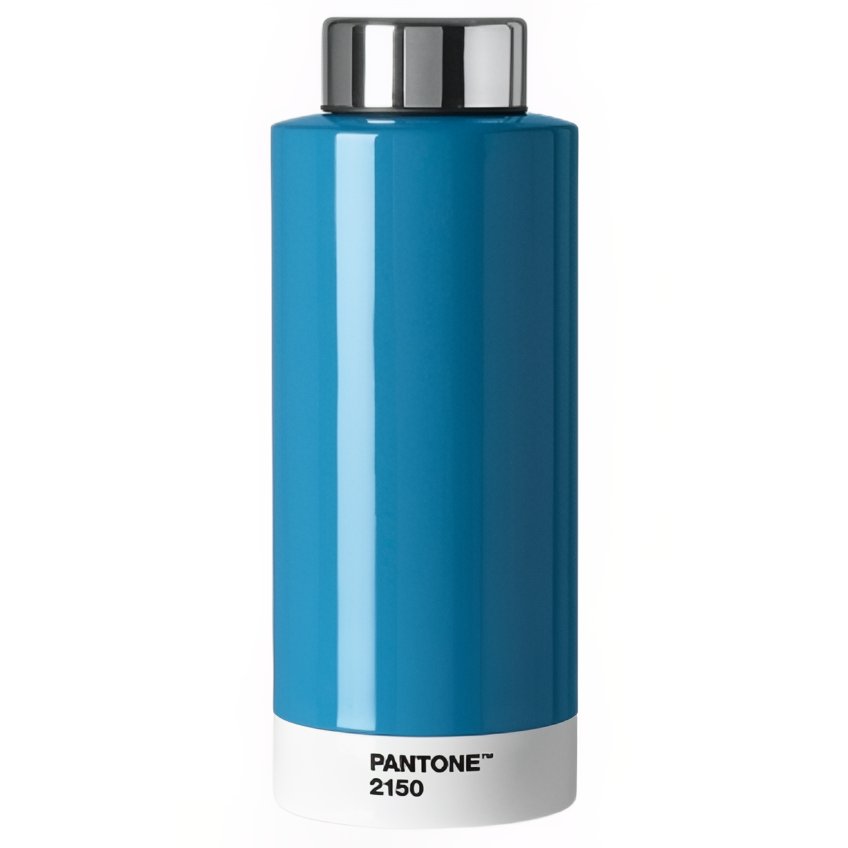 Modrá kovová termoláhev Pantone Blue 2150 530 ml Pantone