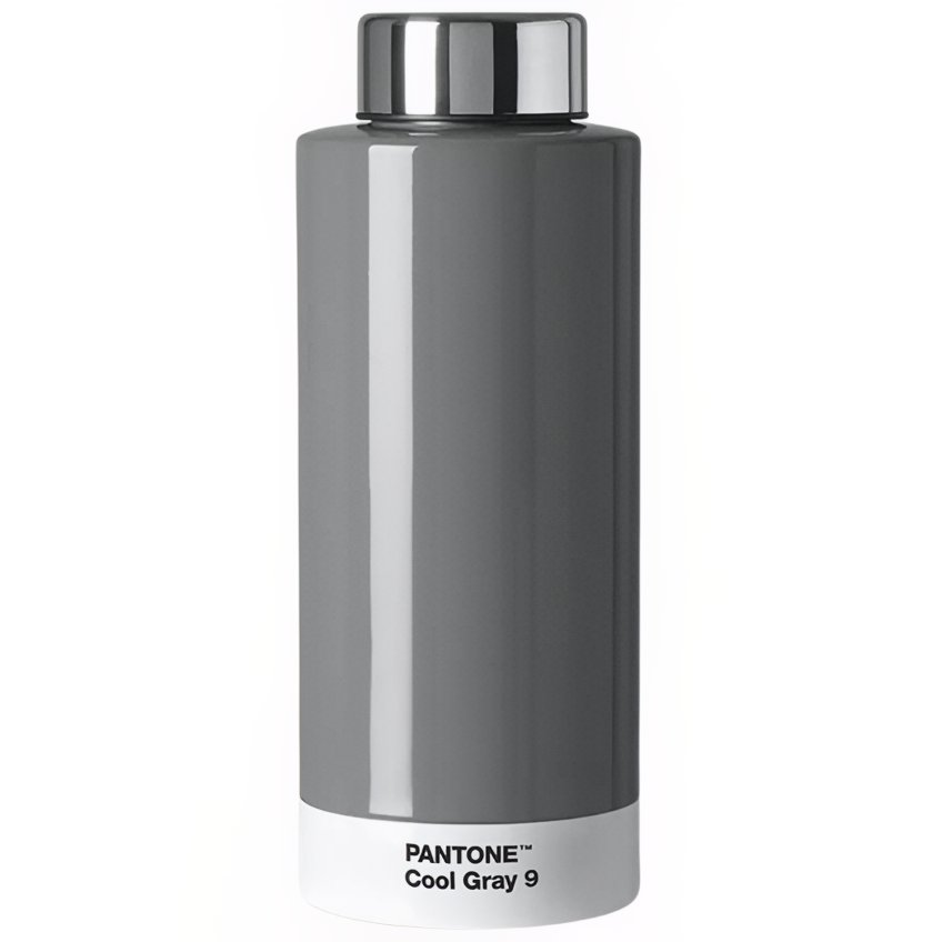 Šedá kovová láhev Pantone Steel Cool Gray 9 630 ml Pantone