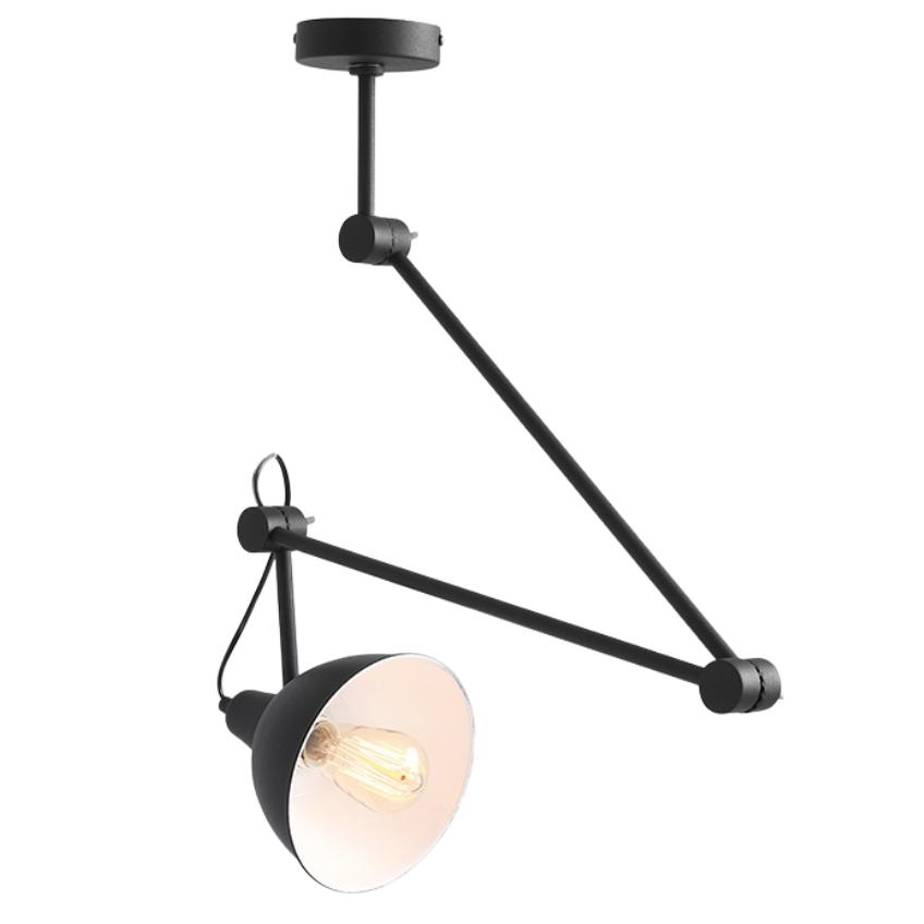 Nordic Design Černé kovové závěsné světlo Cobain Suspension 18 cm Nordic Design