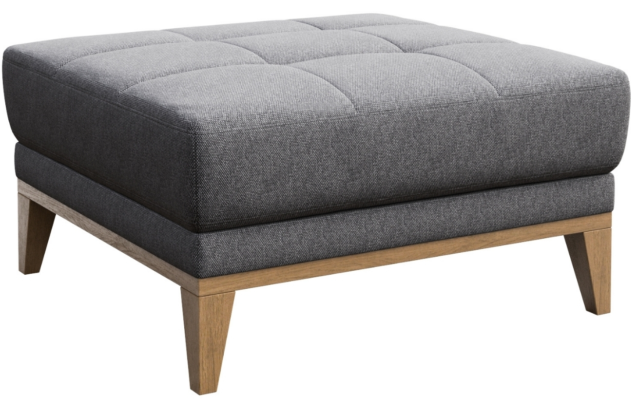 Tmavě šedá látková podnožka MESONICA Musso Tufted I Mesonica