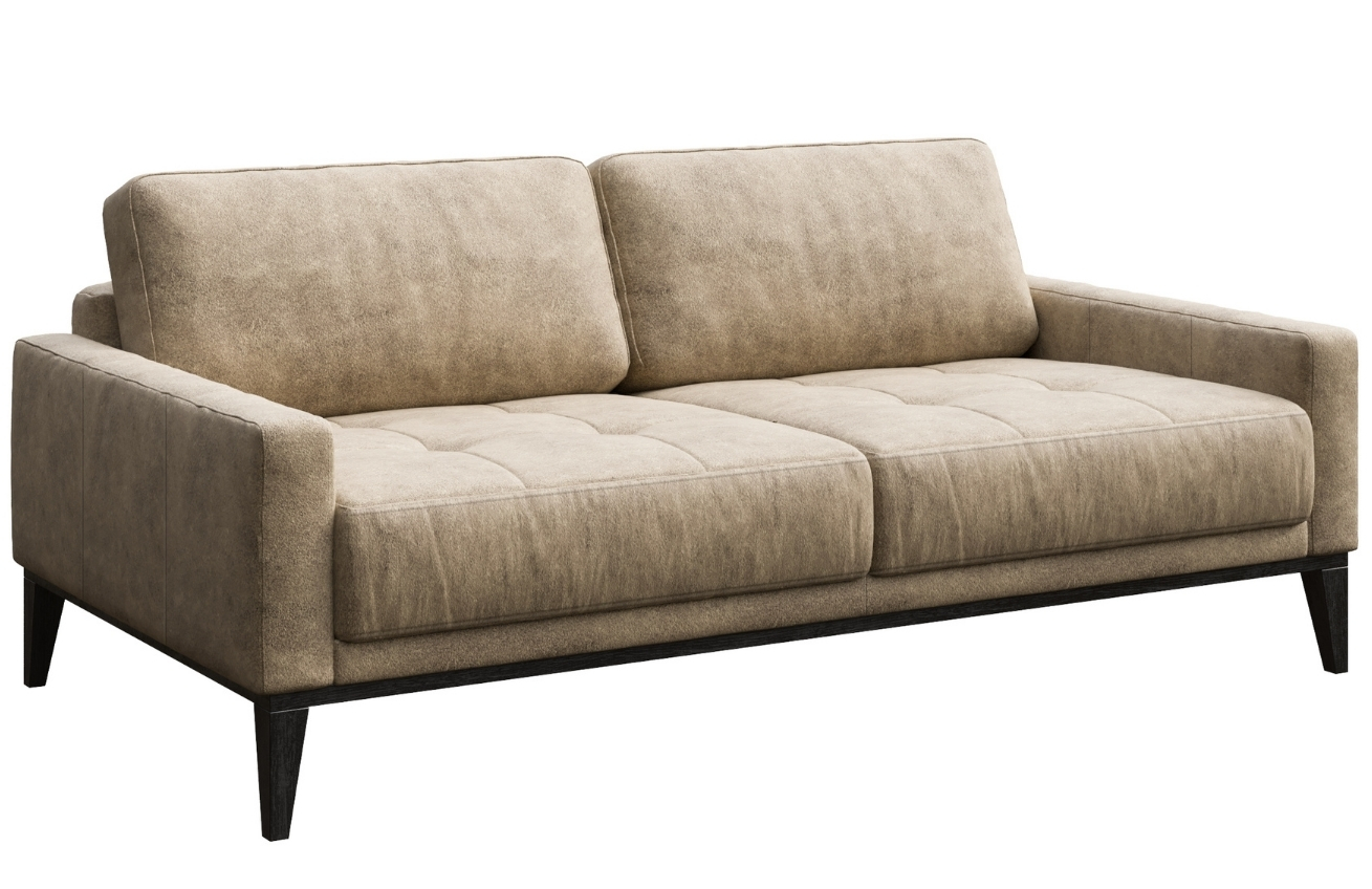 Béžová dvoumístná látková pohovka MESONICA Musso Tufted 173 cm Mesonica