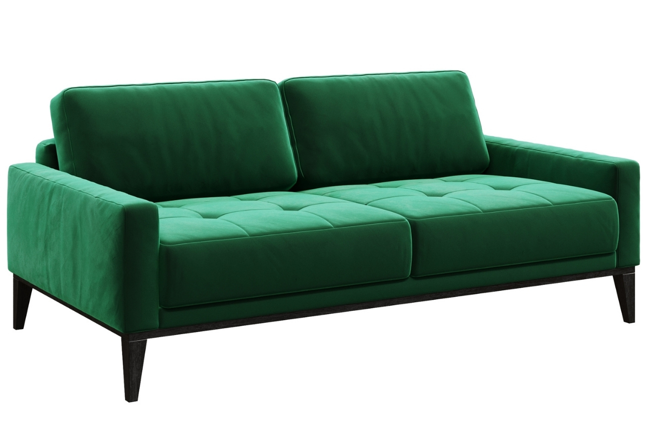 Zelená dvoumístná sametová pohovka MESONICA Musso Tufted 173 cm Mesonica