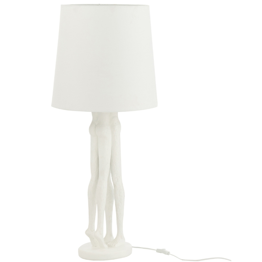 Bílá stojací lampa J-line Couple 90 cm J-line