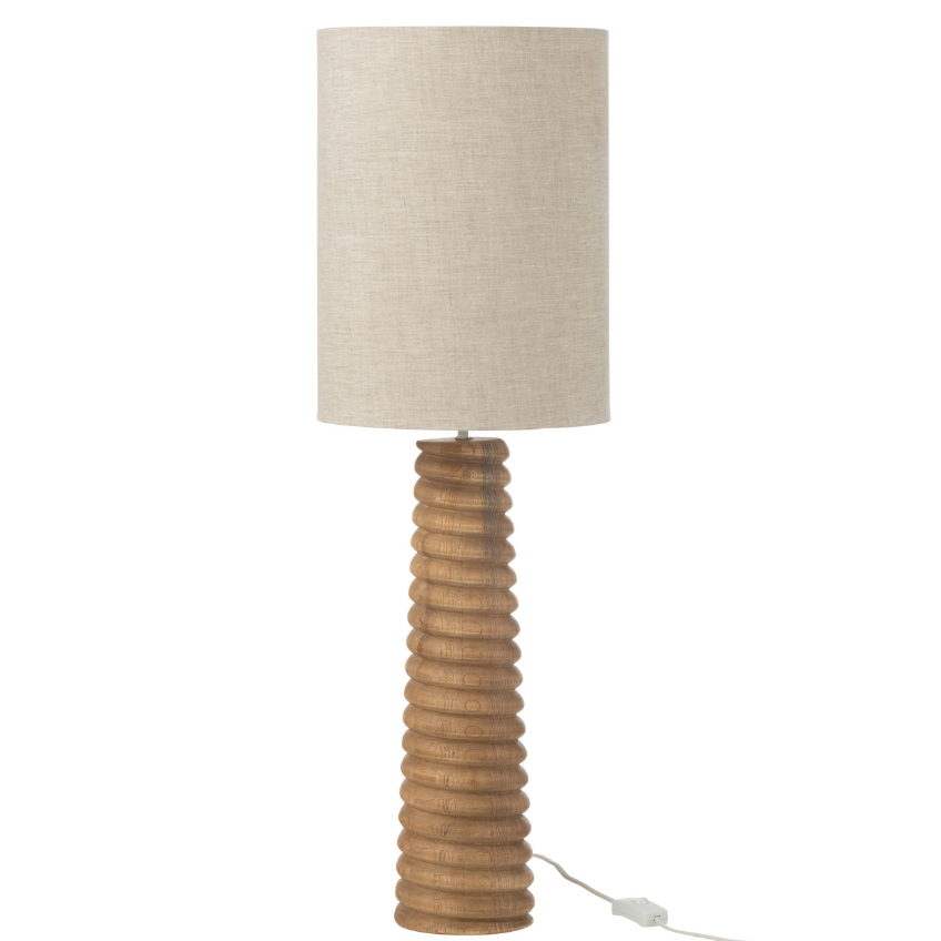 Dřevěná stolní lampa J-line Ailan 85 cm J-line