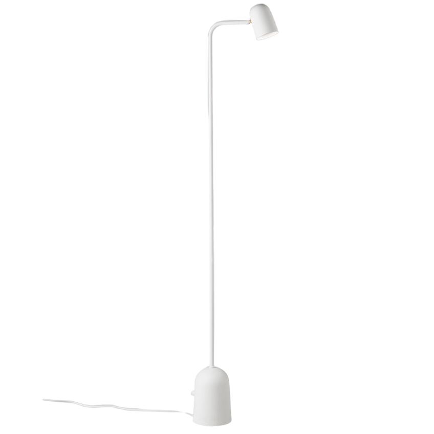 Northern Bílá kovová stojací lampa Buddy 130 cm Northern