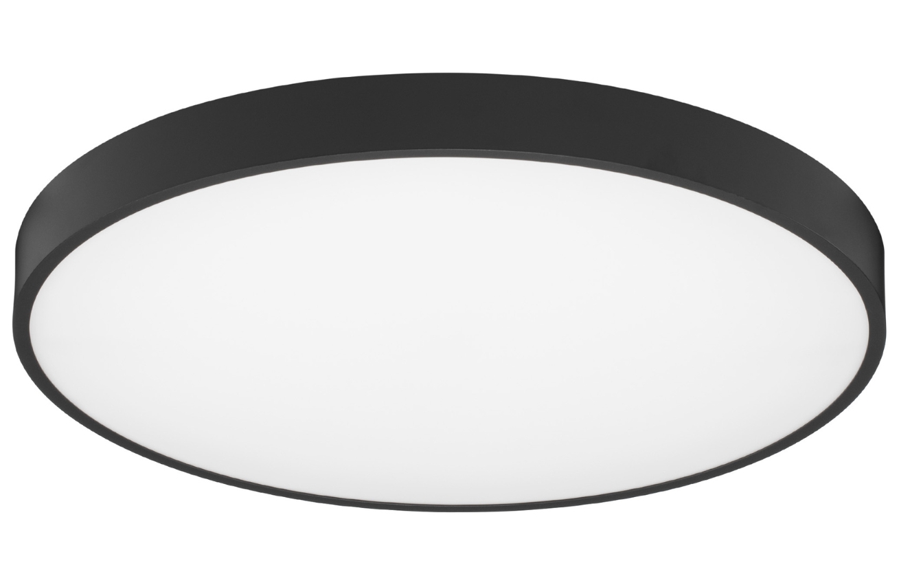 Černé kovové stropní LED světlo Nova Luce Perfect 60 cm Nova Luce