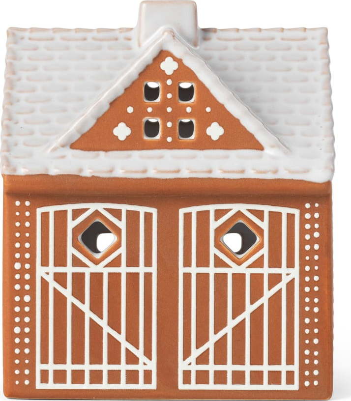 Porcelánový svícen na čajovou svíčku Gingerbread Lighthouse – Kähler Design Kähler Design