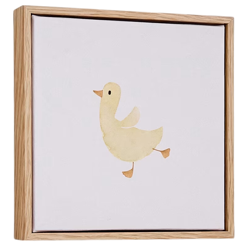 Dětský obraz Kave Home Milu chick 20 x 20 cm Kave Home